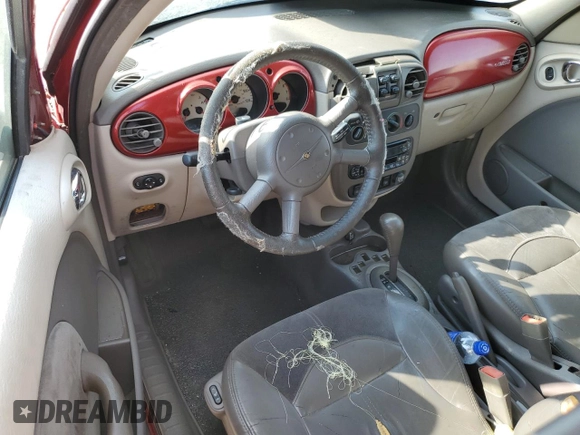 2001 Chrysler PT Cruiser with VIN 3C8FY4BB41T642166, listed as a Copart auction lot 75164104 with 0 mi miles and Salvage Title. Bid and sale history available at carsss.com. Image 8.