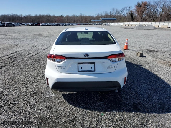 2024 Toyota Corolla Hybrid LE with VIN JTDBCMFE0R3058177, listed as a Copart auction lot 48788565 with 23,647 mi miles and Salvage Title. Bid and sale history available at carsss.com. Image 6.