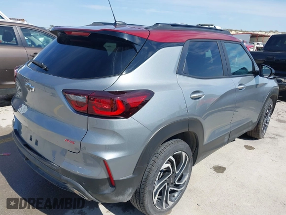 2025 Chevrolet TrailBlazer RS with VIN KL79MTSL1SB083236, listed as a IAAI auction lot 41685432 with 2,210 mi miles and . Bid and sale history available at DreamBid. Image 4.