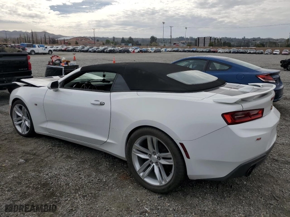 2018 Chevrolet Camaro 1LT with VIN 1G1FB3DX1J0142400, listed as a Copart auction lot 47784805 with 0 mi miles and Salvage Title. Bid and sale history available at carsss.com. Image 2.
