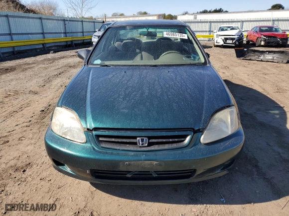 1999 Honda Civic LX with VIN 1HGEJ6679XL021479, listed as a Copart auction lot 46985135 with 216,790 mi miles and Clean Title. Bid and sale history available at carsss.com. Image 5.