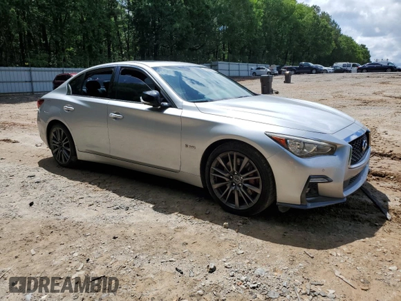 2018 Infiniti Q50 Red Sport 400 с VIN JN1FV7AP9JM461646, выставлен на аукционе Copart как лот 55785605 с пробегом 101 747 миль миль и Списание • Salvage title. История ставок и продаж доступна на DreamBid. Изображение 4.