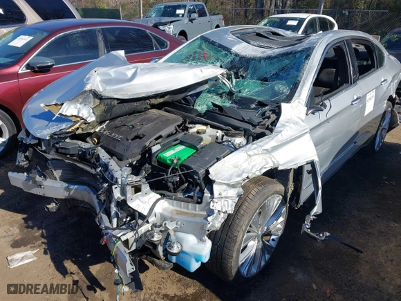 2017 Chevrolet Impala Premier with VIN 2G1145S34H9196998, listed as a IAAI auction lot 41860290 with 1 mi miles. Bid and sale history available at carsss.com. Image 6.