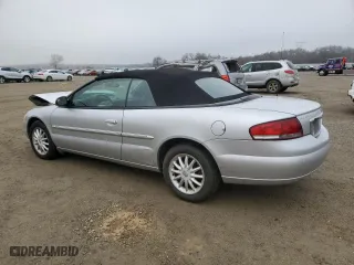 2002 Chrysler Sebring LXi with VIN 1C3EL55RX2N151004, listed as a Copart auction lot 85811704 with 187,000 mi miles and Salvage Title. Bid and sale history available at carsss.com. Image 2.