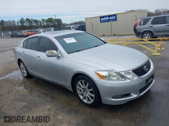 2006 Lexus GS 300 with VIN JTHBH96S165005040, listed as a IAAI auction lot 41726477 with 147,085 mi miles and . Bid and sale history available at DreamBid. Image 1.