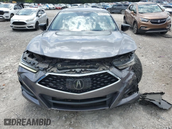 2022 Acura TLX Technology with VIN 19UUB5F45NA002431, listed as a Copart auction lot 63134745 with 41,316 mi miles and Salvage title. Bid and sale history available at DreamBid. Image 5.