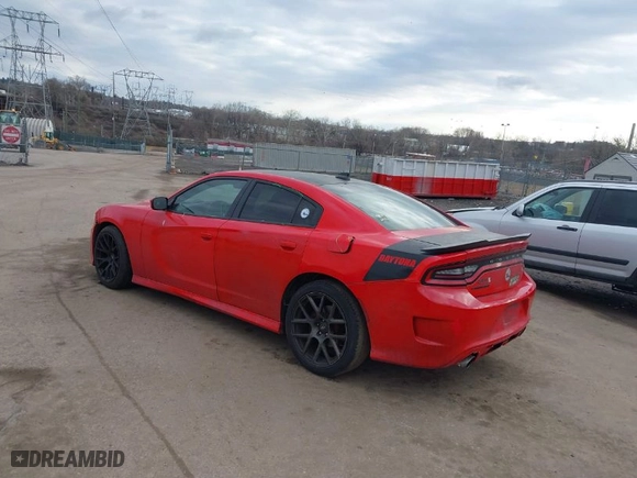 2017 Dodge Charger R/T with VIN 2C3CDXCT6HH596095, listed as a IAAI auction lot 41488937 with 99,550 mi miles. Bid and sale history available at carsss.com. Image 3.