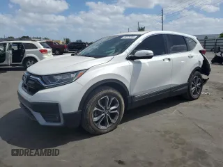 2021 Honda CR-V EX-L with VIN 2HKRW1H8XMH410531, listed as a Copart auction lot 54879785 with 46,471 mi miles and Clean Title. Bid and sale history available at carsss.com. Image 1.