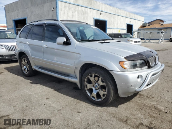 2001 BMW X5 4.4i with VIN WBAFB33561LH14941, listed as a Copart auction lot 47156455 with 0 mi miles and Clean Title. Bid and sale history available at carsss.com. Image 4.