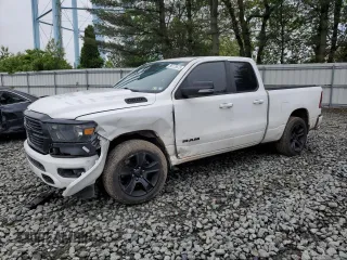 2021 Ram 1500 Big Horn z VIN 1C6SRFBT6MN573722, wystawiony jako Copart lot #56175575 z przebiegiem 141 115 mil mil oraz Szkoda całkowita • Salvage title. Historia ofert i sprzedaży dostępna na DreamBid. Obrazek 1.