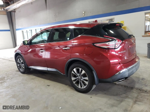 2016 Nissan Murano S with VIN 5N1AZ2MH7GN160195, listed as a Copart auction lot 47501245 with 201,155 mi miles and Salvage Title. Bid and sale history available at carsss.com. Image 2.