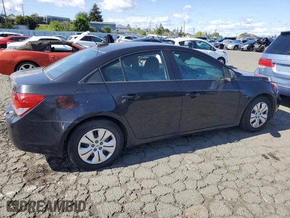 2015 Chevrolet Cruze LS with VIN 1G1PA5SG8F7161644, listed as a Copart auction lot 51545445 with 182,071 mi miles and Clean Title. Bid and sale history available at DreamBid. Image 3.