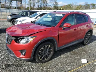 2016 Mazda CX-5 Grand Touring with VIN JM3KE2DY5G0833297, listed as a Copart auction lot 80365294 with 212,766 mi miles and Salvage Title. Bid and sale history available at carsss.com. Image 1.