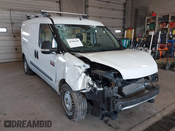 2020 Ram ProMaster City Cargo Tradesman with VIN ZFBHRFAB9L6R58490, listed as a IAAI auction lot 41786284 with 55,047 mi miles and . Bid and sale history available at DreamBid. Image 6.