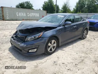2015 Kia Optima LX z VIN KNAGM4A72F5607838, wystawiony jako Copart lot #55595965 z przebiegiem 80 305 mil mil oraz Nie do naprawy • Non repairable. Historia ofert i sprzedaży dostępna na DreamBid. Obrazek 1.