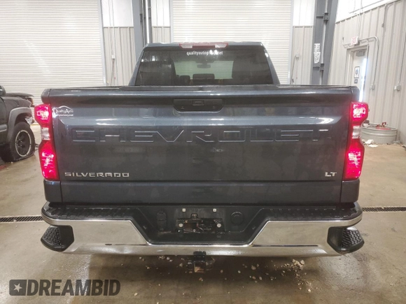 2021 Chevrolet Silverado 1500 LT with VIN 1GCPYDEK4MZ288423, listed as a Copart auction lot 79957214 with 66,136 mi miles and Salvage Title. Bid and sale history available at carsss.com. Image 6.
