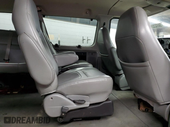 2008 Ford Econoline Passenger XL with VIN 1FMNE11L18DB43562, listed as a Copart auction lot 50723515 with 143,874 mi miles and Salvage Title. Bid and sale history available at carsss.com. Image 11.