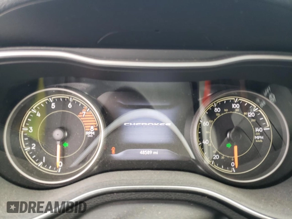 2022 Jeep Cherokee Latitude Lux z VIN 1C4PJLMX9ND522789, wystawiony jako Copart lot #45377635 z przebiegiem 48 589 mil mil oraz Czysty tytuł • Clean title. Historia ofert i sprzedaży dostępna na DreamBid. Obrazek 9.