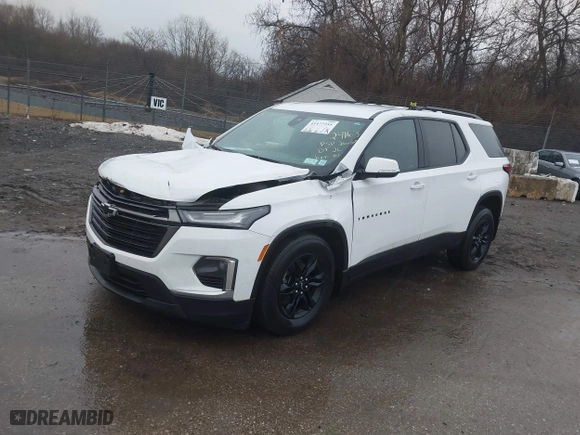 2023 Chevrolet Traverse LT Cloth with VIN 1GNEVGKWXPJ167222, listed as a IAAI auction lot 41477255 with 38,378 mi miles. Bid and sale history available at carsss.com. Image 18.