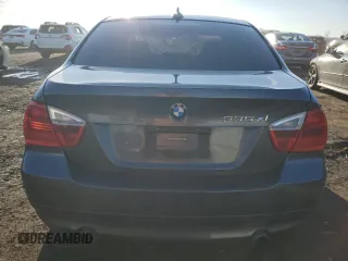 2008 BMW 3 Series 335xi with VIN WBAVD53528A010191, listed as a Copart auction lot 46000195 with 110,426 mi miles and Salvage title. Bid and sale history available at DreamBid. Image 6.