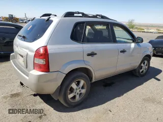 2005 Hyundai Tucson GL with VIN KM8JM12B25U241969, listed as a Copart auction lot 53461165 with 216,197 mi miles and Salvage Title. Bid and sale history available at carsss.com. Image 3.