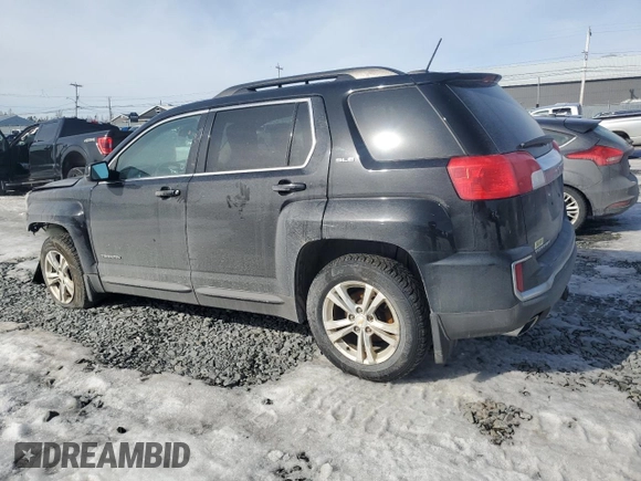 2017 GMC Terrain SLE with VIN 2GKFLTE39H6288257, listed as a Copart auction lot 45348105 with 114,560 mi miles and Salvage Title. Bid and sale history available at carsss.com. Image 2.