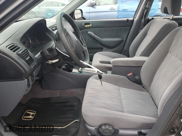 2004 Honda Civic LX z VIN 2HGES16524H630629, wystawiony jako Copart lot #55741345 z przebiegiem 128 216 mil mil oraz Czysty tytuł • Clean title. Historia ofert i sprzedaży dostępna na DreamBid. Obrazek 7.