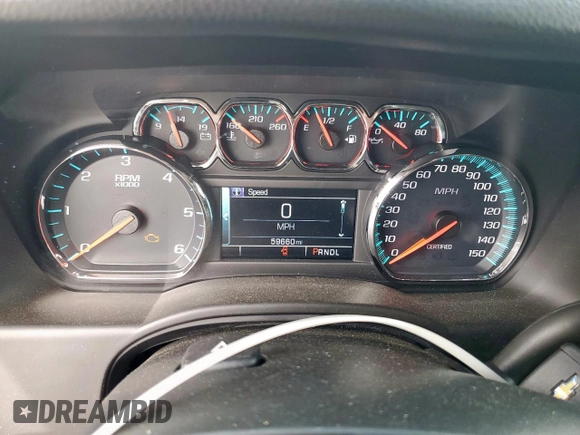 2019 Chevrolet Tahoe Commercial with VIN 1GNLCDEC4KR308468, listed as a Copart auction lot 43573795 with 59,660 mi miles and Salvage title. Bid and sale history available at DreamBid. Image 9.