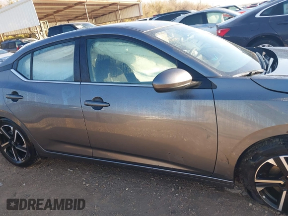 2024 Nissan Sentra SV with VIN 3N1AB8CV1RY331096, listed as a IAAI auction lot 41339703 with 10,102 mi miles and . Bid and sale history available at DreamBid. Image 13.