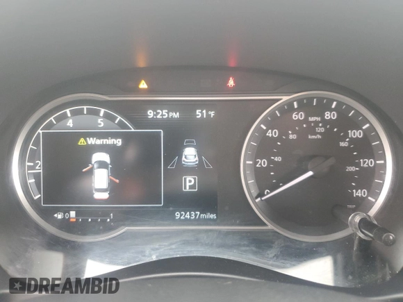 2020 Nissan Kicks SV z VIN 3N1CP5CV1LL505312, wystawiony jako Copart lot #55481395 z przebiegiem 92 437 mil mil oraz Szkoda całkowita • Salvage title. Historia ofert i sprzedaży dostępna na DreamBid. Obrazek 9.