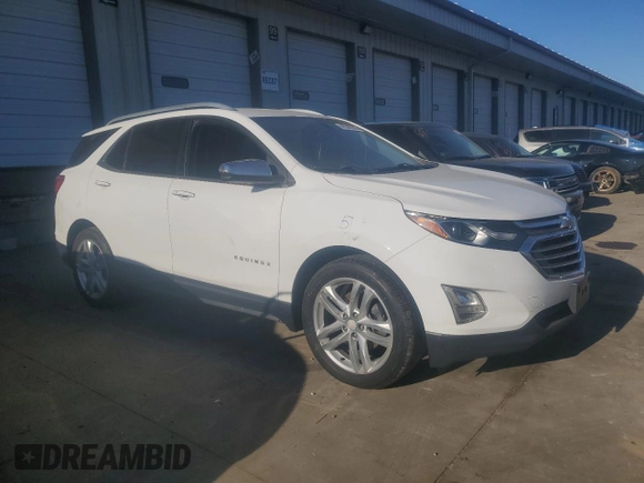 2018 Chevrolet Equinox Premier with VIN 2GNAXNEX9J6214942, listed as a Copart auction lot 46586005 with 103,178 mi miles and Salvage Title. Bid and sale history available at carsss.com. Image 4.