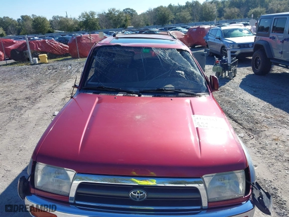 1998 Toyota 4Runner with VIN JT3GN87R3W0058507, listed as a IAAI auction lot 41642512 with 186,708 mi miles. Bid and sale history available at carsss.com. Image 6.