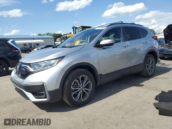 2020 Honda CR-V EX-L with VIN 5J6RW2H80LL047425, listed as a Copart auction lot 61838695 with 20,869 mi miles and Salvage title. Bid and sale history available at DreamBid. Image 1.