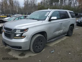 2017 Chevrolet Tahoe Commercial with VIN 1GNSKDEC2HR355831, listed as a Copart auction lot 84257604 with 222,789 mi miles and Salvage Title. Bid and sale history available at carsss.com. Image 1.