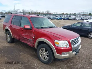 2006 Ford Explorer Eddie Bauer with VIN 1FMEU74E66UA87991, listed as a IAAI auction lot 41814867 with 187,731 mi miles. Bid and sale history available at carsss.com. Image 1.