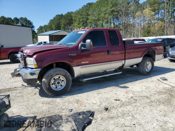 2004 Ford F-250 XL with VIN 1FTNX21P54EC66020, listed as a Copart auction lot 52016515 with 337,412 mi miles and Salvage title. Bid and sale history available at DreamBid. Image 1.