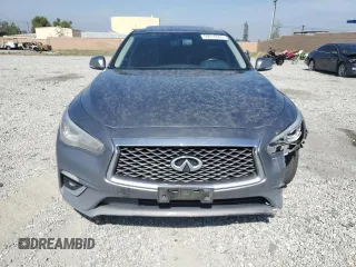 2019 Infiniti Q50 Luxe with VIN JN1EV7AP1KM542816, listed as a Copart auction lot 59216945 with 64,029 mi miles and Salvage title. Bid and sale history available at DreamBid. Image 5.
