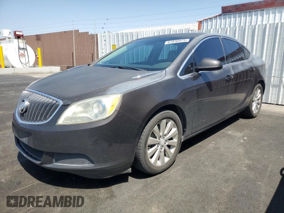 2015 Buick Verano z VIN 1G4PP5SK3F4152681, wystawiony jako Copart lot #61830975 z przebiegiem 191 428 mil mil oraz Czysty tytuł • Clean title. Historia ofert i sprzedaży dostępna na DreamBid. Obrazek 1.