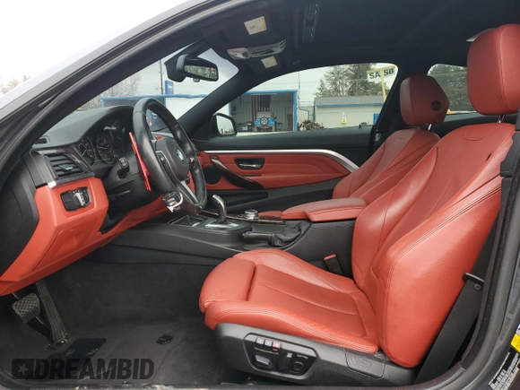 2014 BMW 4 Series 435i with VIN WBA3R1C5XEK190768, listed as a Copart auction lot 44512985 with 117,280 mi miles and Salvage Title. Bid and sale history available at carsss.com. Image 7.
