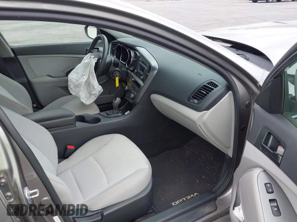 2013 Kia Optima LX with VIN 5XXGM4A74DG125903, listed as a IAAI auction lot 41931287 with 139,350 mi miles. Bid and sale history available at carsss.com. Image 5.