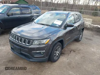 2019 Jeep Compass Latitude with VIN 3C4NJDBB1KT839413, listed as a IAAI auction lot 41437378 with 66,595 mi miles and . Bid and sale history available at DreamBid. Image 17.