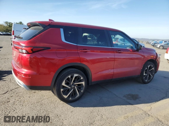 2022 Mitsubishi Outlander SE z VIN JA4J3UA88NZ024759, wystawiony jako Copart lot #53367175 z przebiegiem 18 558 mil mil oraz Szkoda całkowita • Salvage title. Historia ofert i sprzedaży dostępna na DreamBid. Obrazek 3.