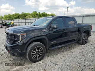 2023 GMC Sierra 1500 AT4 with VIN 3GTUUEEL2PG254045, listed as a Copart auction lot 59443375 with 43,289 mi miles and Salvage title. Bid and sale history available at DreamBid. Image 1.