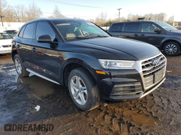 2018 Audi Q5 Premium with VIN WA1ANAFY8J2157784, listed as a Copart auction lot 84956734 with 103,611 mi miles and Salvage Title. Bid and sale history available at carsss.com. Image 4.