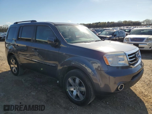 2015 Honda Pilot Touring with VIN 5FNYF3H93FB010229, listed as a Copart auction lot 50496745 with 189,938 mi miles and Salvage Title. Bid and sale history available at carsss.com. Image 4.