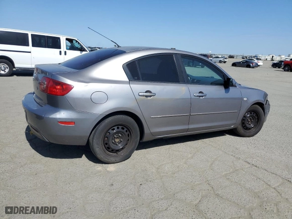 2006 Mazda Mazda3 i with VIN JM1BK12G161487232, listed as a Copart auction lot 47622105 with 227,671 mi miles and Salvage Title. Bid and sale history available at carsss.com. Image 3.