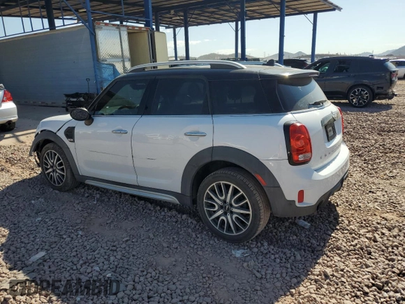 2018 MINI Countryman Cooper with VIN WMZYS7C30J3E08318, listed as a Copart auction lot 62304375 with 38,091 mi miles and Salvage title. Bid and sale history available at DreamBid. Image 2.