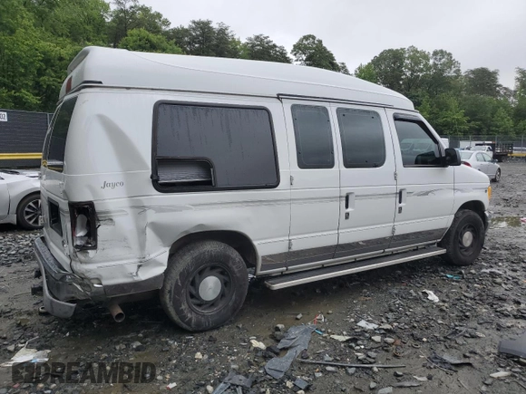 2000 Ford Econoline Cargo Recreational z VIN 1FDRE14L3YHA17676, wystawiony jako Copart lot #58571465 z przebiegiem 174 129 mil mil oraz Szkoda całkowita • Salvage title. Historia ofert i sprzedaży dostępna na DreamBid. Obrazek 3.