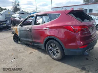 2015 Hyundai Santa Fe Sport with VIN 5XYZTDLB4FG292760, listed as a IAAI auction lot 41251545 with 1 mi miles. Bid and sale history available at carsss.com. Image 3.