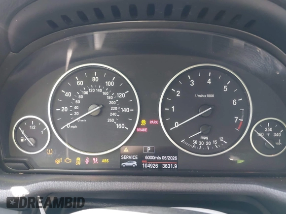 2013 BMW X3 xDrive28i with VIN 5UXWX9C5XD0A27165, listed as a IAAI auction lot 42052413 with 104,926 mi miles and . Bid and sale history available at DreamBid. Image 7.
